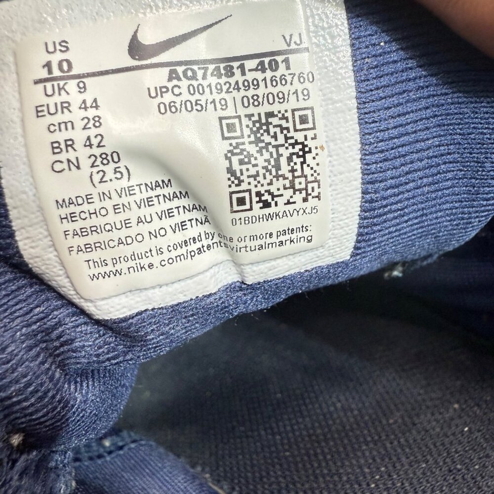 Nike Downshifter Navy Blue Running Shoes Mens Size 10 Athletic Sneakers - Picture 5 of 9